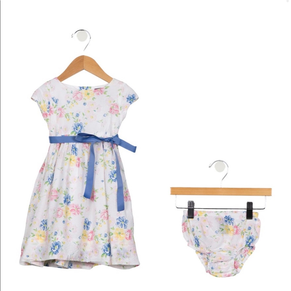 Ralph Lauren Floral Spring Dress Set